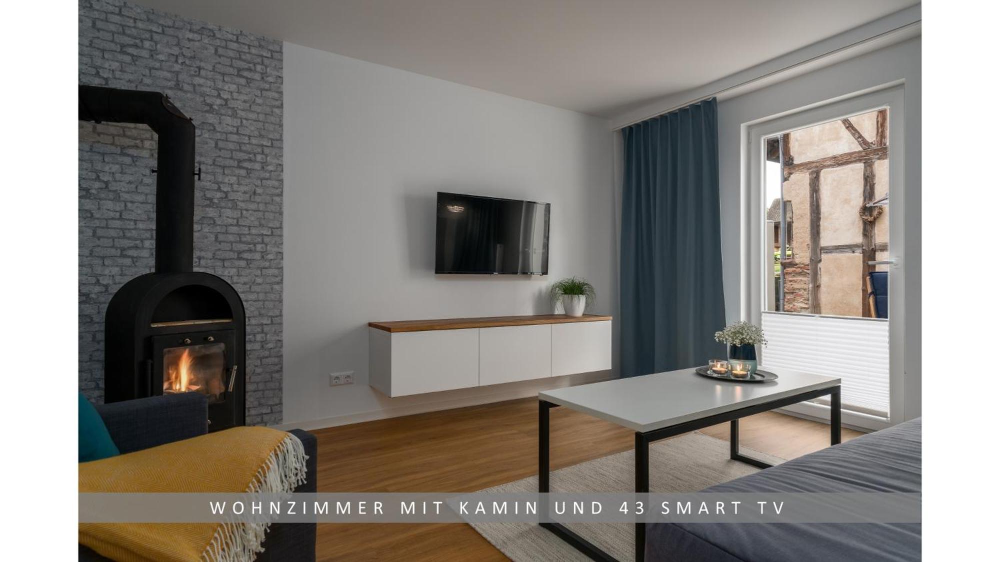 Apartment Leinetal Mit Kamin, Seenaehe, Terrasse
